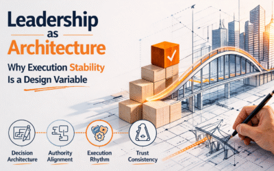 Leadership as Architecture: Why Execution Stability Is a Design Variable